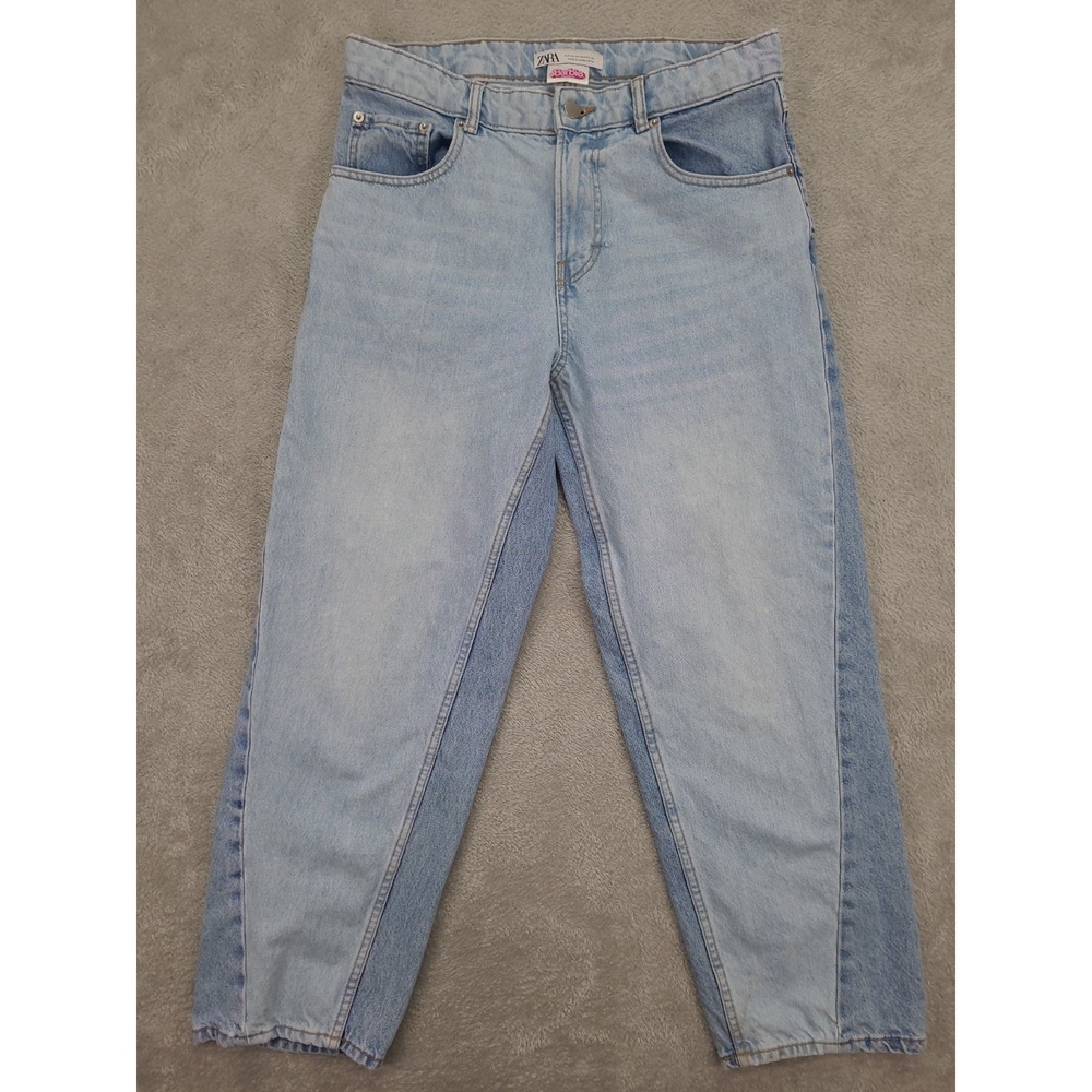 Zara Womens Blue Jeans Sz 32 Barbie The Movie Collection High Rise